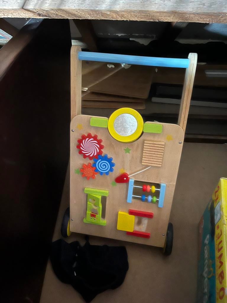Loopwagen, Ophalen, Zo goed als nieuw, Hout
