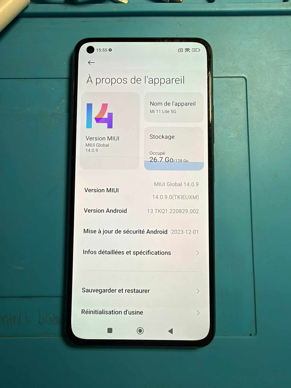 Xiaomi 11 Lite 5G, Enlèvement, Utilisé, 128 GB, Sans abonnement