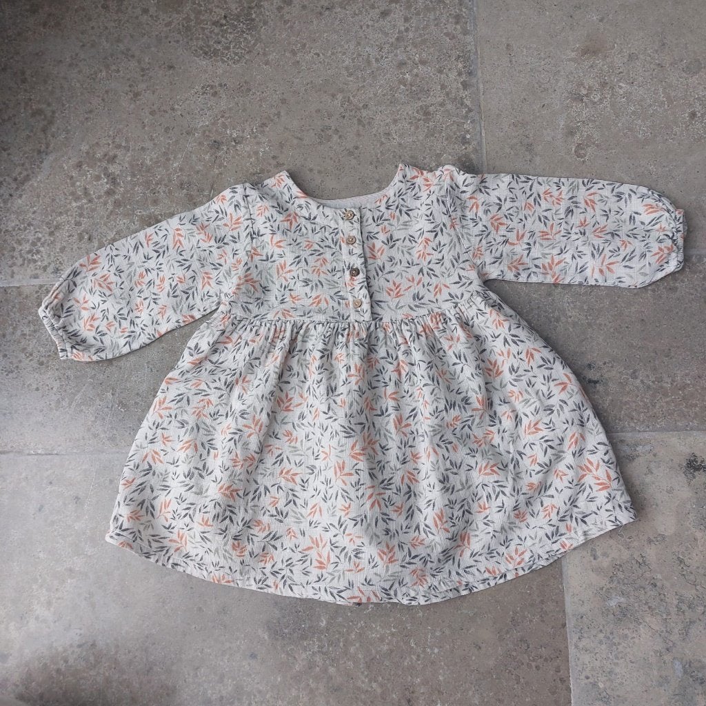 kleedje met lange mouwen, merk play up ,maat 24 maanden, Kinderen en Baby's, Ophalen, Meisje, Jurkje of Rokje, Zo goed als nieuw