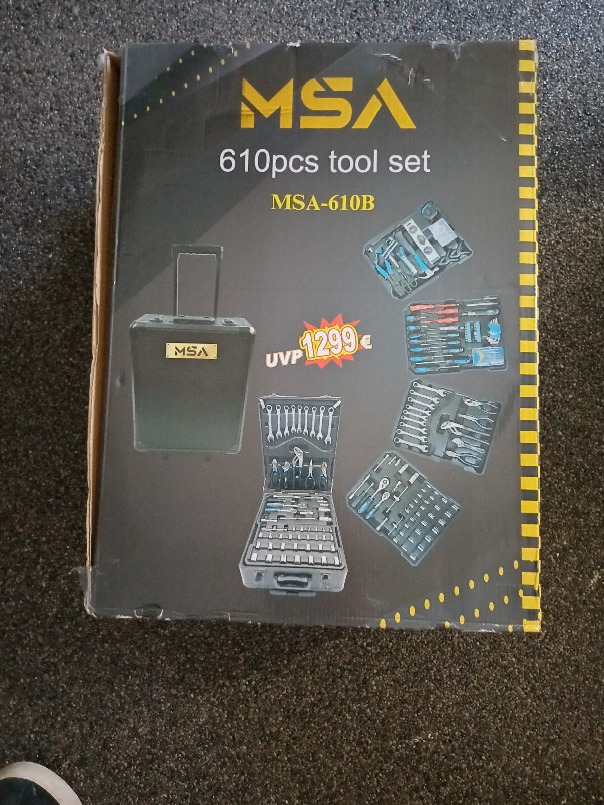 Gereedschapkoffer MSA 610 pcs tool, Bricolage & Construction, Boîtes à outils, Enlèvement ou Envoi, Remplie, Neuf