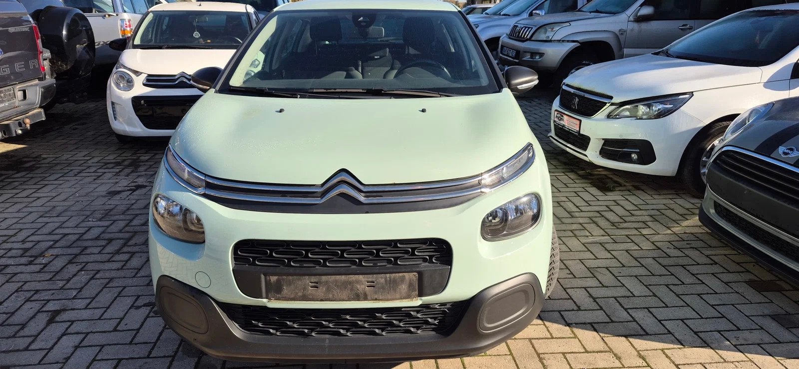 Citroën C3 (bj 2016), Stof, Gebruikt, Zwart, 1198 cc