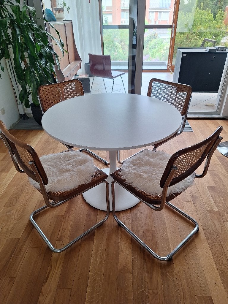 Ikea Docksta tafel, Maison & Meubles, Neuf, 100 à 150 cm, Quatre personnes, Rond