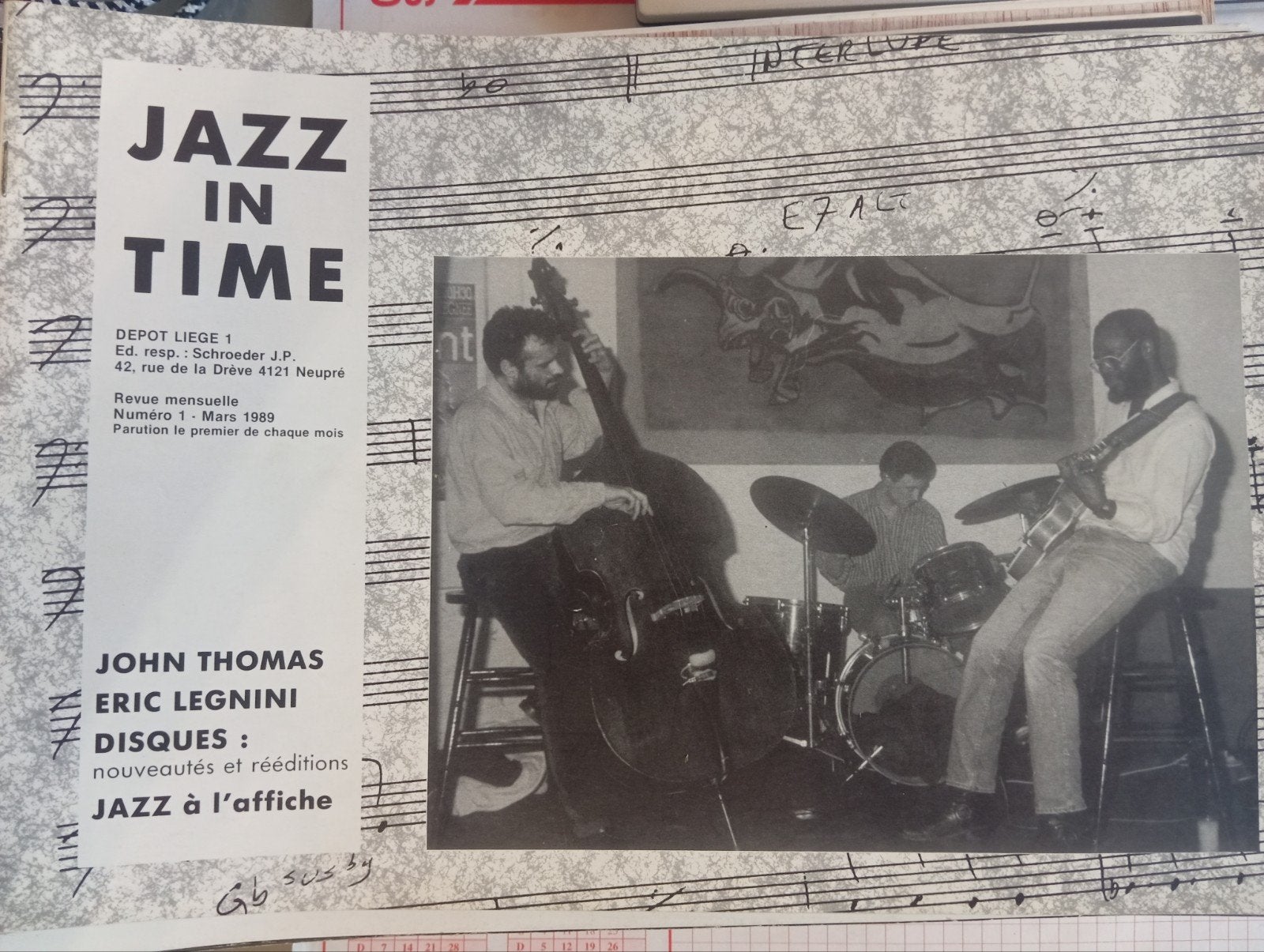 Revue Liégeoise ' JAZZ IN TIME ' 24 premiers numéros., Livres