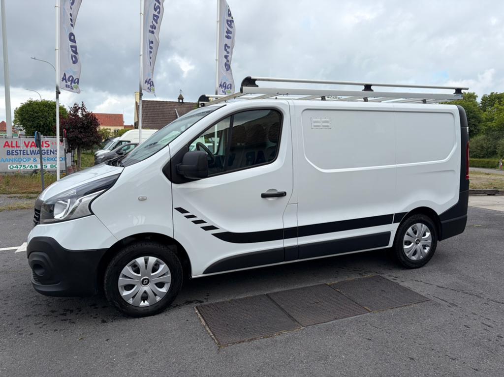 Renault Trafic*L1/H1*1.6DCI*Airco*GPS*1e eig.*MET INRICHTING, Voorwielaandrijving, Stof, Euro 6, Wit