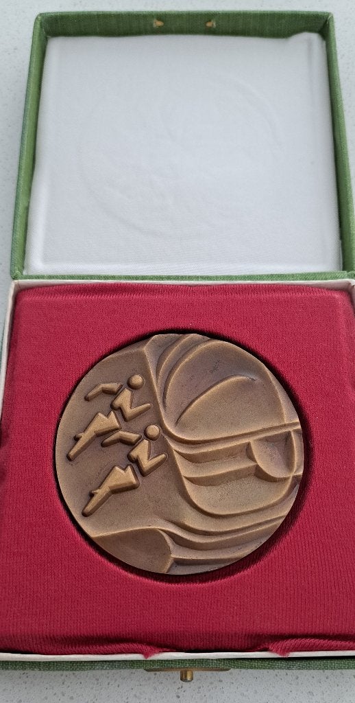 Herdenkingsmedaille Bulgaarse deelname Universiade, Ophalen of Verzenden, Brons