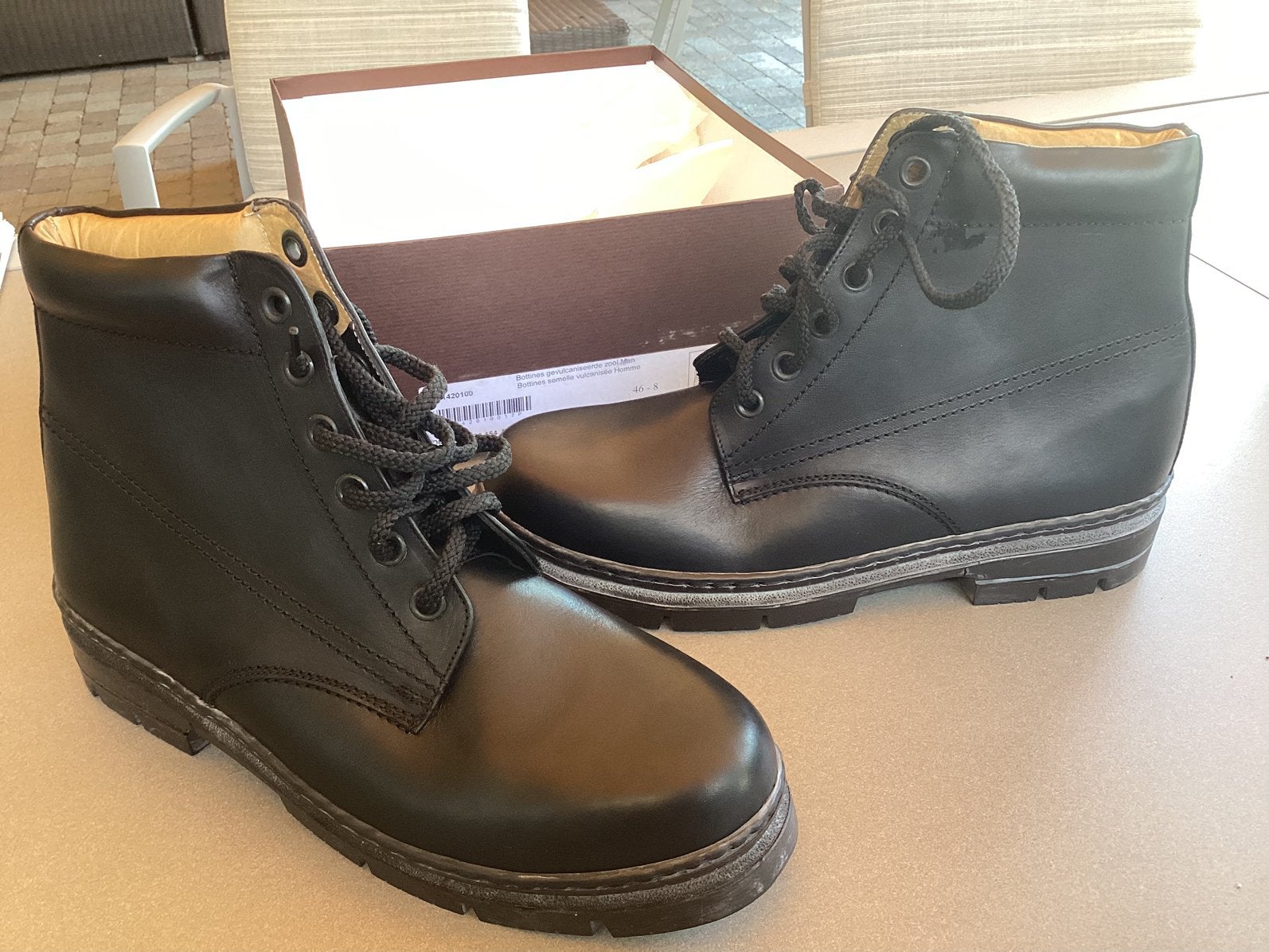 Ambiorix vintage Bottines Fed.Pol. maat 46 (Nieuw!!), Vêtements | Hommes, Chaussures, Enlèvement ou Envoi, Neuf, Noir