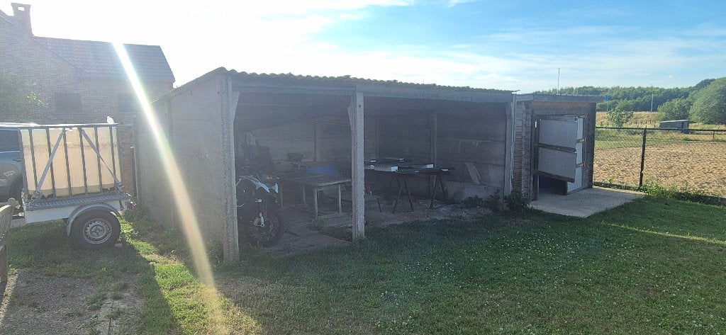 Gratis garage/stal/tuinberging, Doe-het-zelf en Bouw, Overige Doe-Het-Zelf en Bouw, Gebruikt, Ophalen