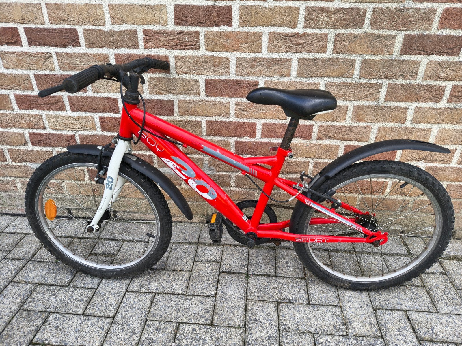 rode kinderfiets 20 inch, Enlèvement