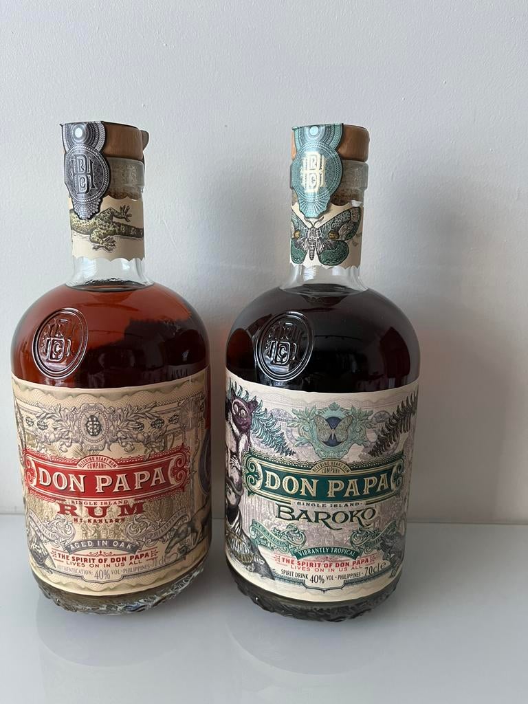 Don Papa nieuwe flessen met logo, Verzamelen, Ophalen of Verzenden, Nieuw