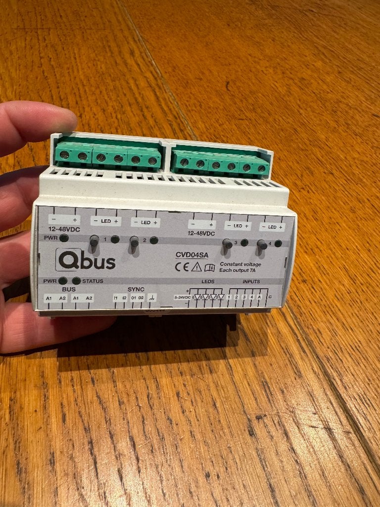 qbus ledsturing, Doe-het-zelf en Bouw, Ophalen, Zo goed als nieuw, Overige merken, Dimmer