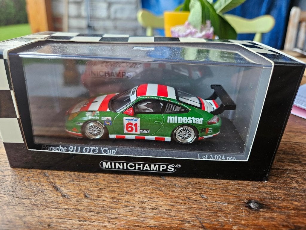 Minichamps Porsche 911 GT3 CUP Wilkins Daytona 2005 1/43, Hobby en Vrije tijd, Modelauto's | 1:43, Ophalen of Verzenden, Nieuw