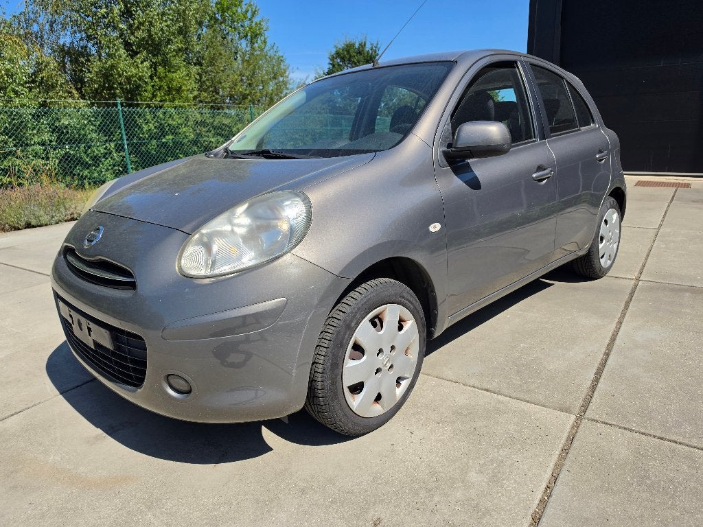 Nissan Micra 1.2i Pure Drive Airco Gekeurd + Garantie, Autos, Nissan, Achat, Entreprise, Boîte manuelle, Noir