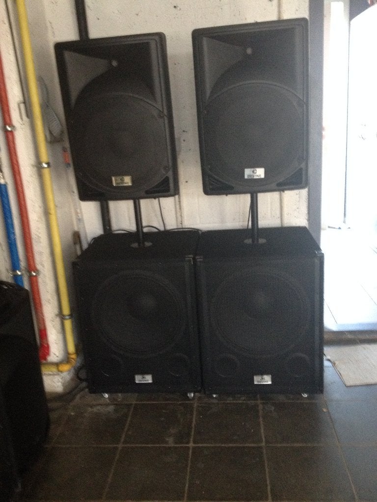 muziek boxen, Audio, Tv en Foto, Basreflex, Ophalen, Zo goed als nieuw, 150 watt of meer