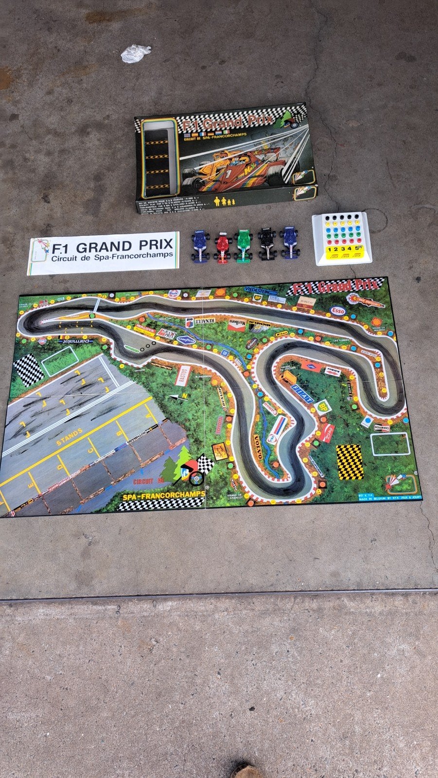 spa francorchamps vintage spel, Ophalen of Verzenden