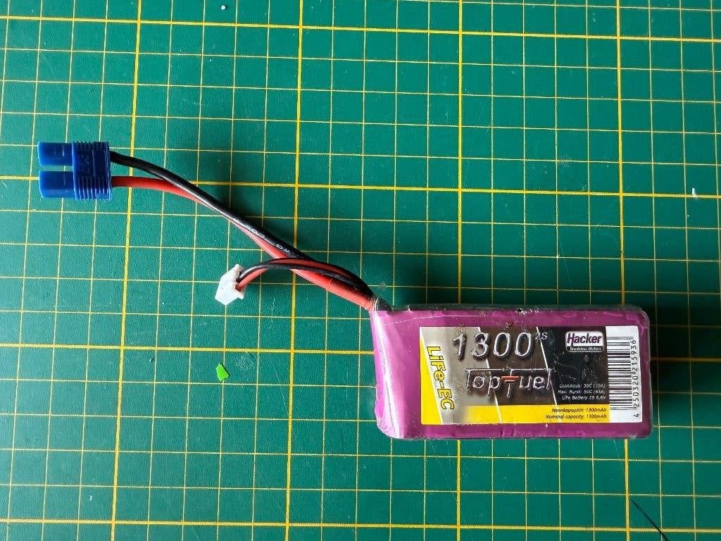 Hacker TopFuel LiFe 2S 1300 mAh, Enlèvement ou Envoi, Utilisé