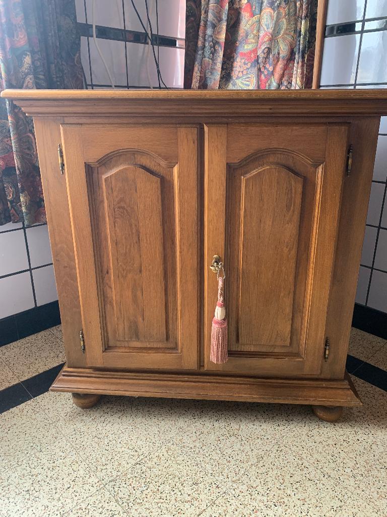 Lage kast, 2deuren met legger, Ophalen, Gebruikt, 50 tot 100 cm, Minder dan 100 cm