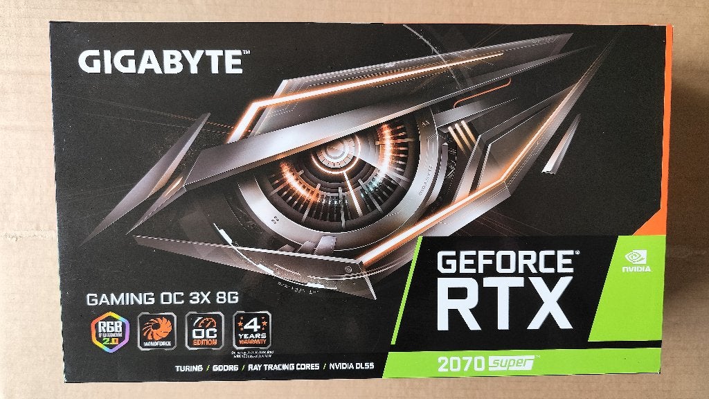 Carte graphique Gigabyte RTX 2070 Super Gaming OC 3x 8G, PCI-Express 3, GDDR6, Ophalen of Verzenden, Zo goed als nieuw