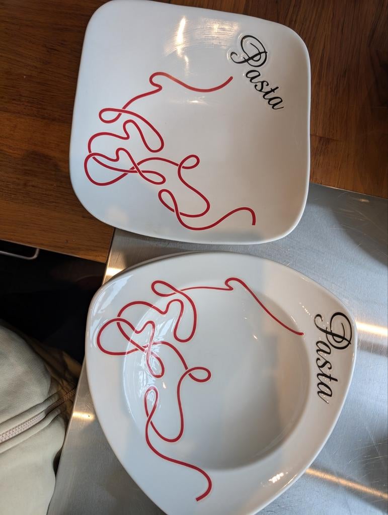 Pasta set met 2 borden, Ophalen, Bord(en)