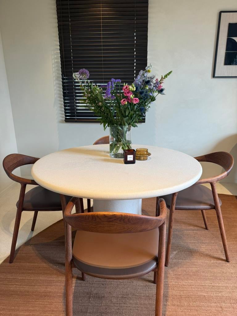 MORTEX tafel rond - dia 120 cm - OP STOCK, Maison & Meubles, Tables | Tables de salon, Enlèvement ou Envoi, Neuf, Rond