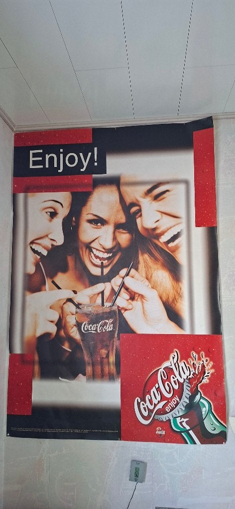 Coca cola poster, Verzamelen, Ophalen