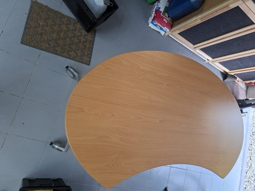 lot de 2 bureaux en forme d'haricot, Maison & Meubles, 160 cm, Autres types, Enlèvement, Utilisé