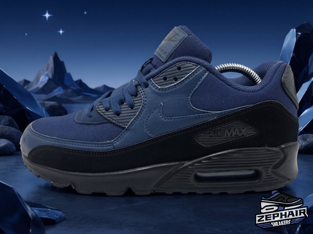 Nike Air Max 90 'Midnight Navy' EU44 2018, Vêtements | Hommes, Enlèvement ou Envoi, Nike, Porté, Baskets