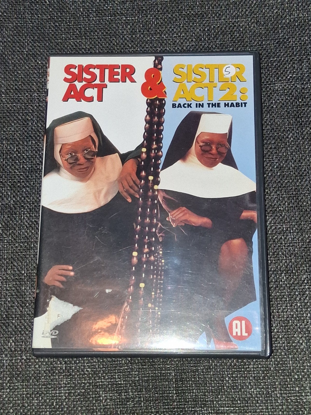 double DVD Sister Act 1 et 2 (Whoopi Goldberg), Enlèvement ou Envoi, Tous les âges, Néerlandais, Néerlandais