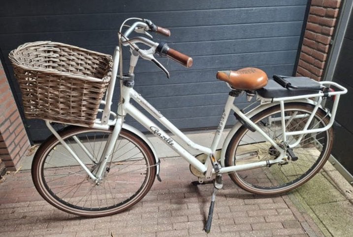 Gazelle miss grace met kinderzitje+mandje, Fietsen en Brommers, Ophalen, Zo goed als nieuw