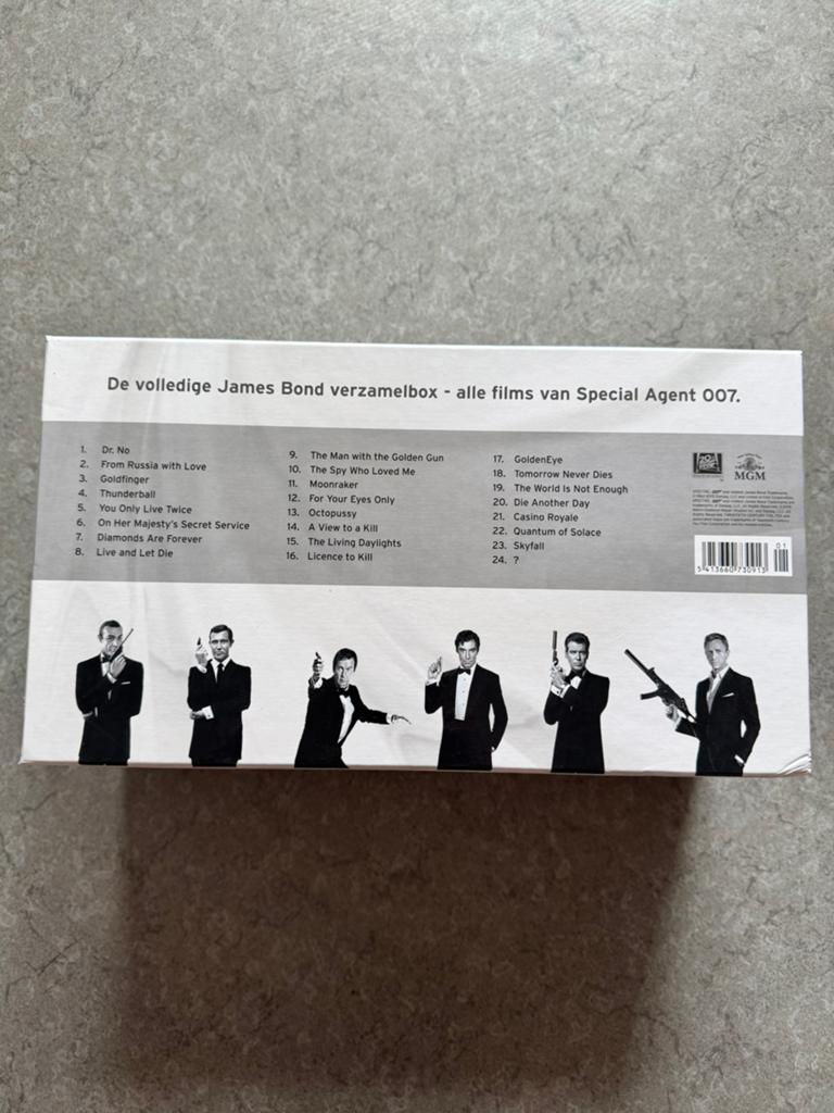 James Bond DVD box, Cd's en Dvd's, Ophalen of Verzenden, Zo goed als nieuw