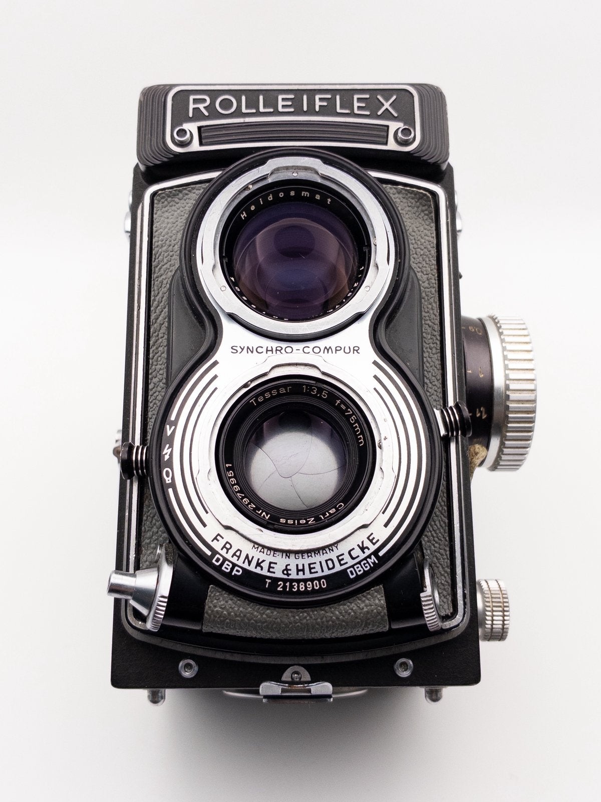 Rolleiflex T avec Carl Zeiss Tessar | Testé, Enlèvement ou Envoi, Utilisé, Reflex miroir, Autres Marques