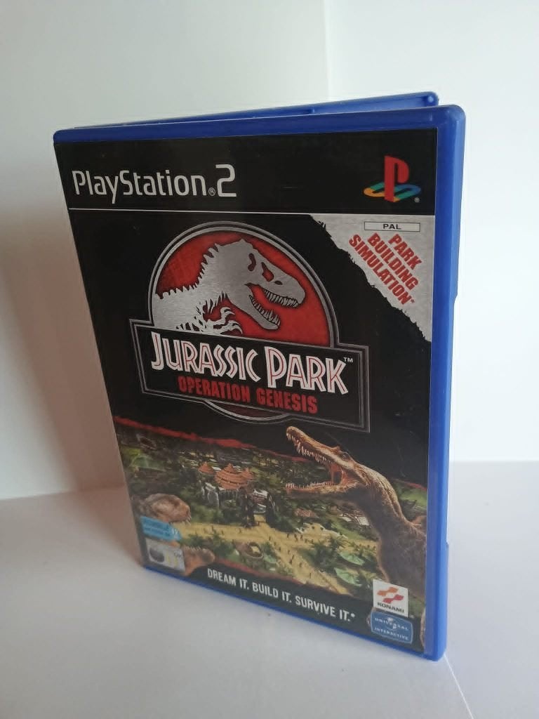 Jurassic Park Operation Genesis Playstation 2, 1 joueur, Envoi, Comme neuf, Stratégie et Construction