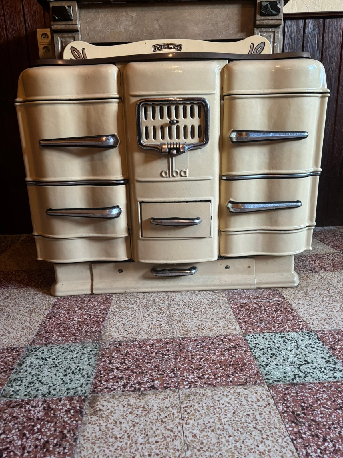 Cuisinière ALBA à charbon/bois, Enlèvement, Utilisé, Autoportant