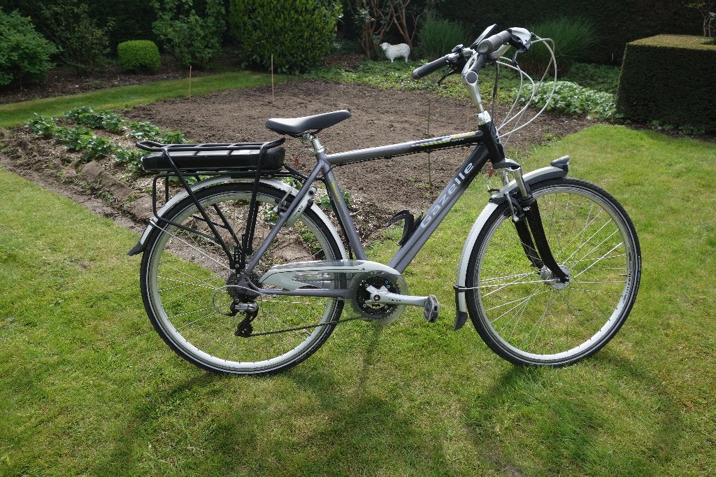 Omgebouwde Gazelle fiets, Ophalen, Gebruikt, Velgrem, Versnellingen