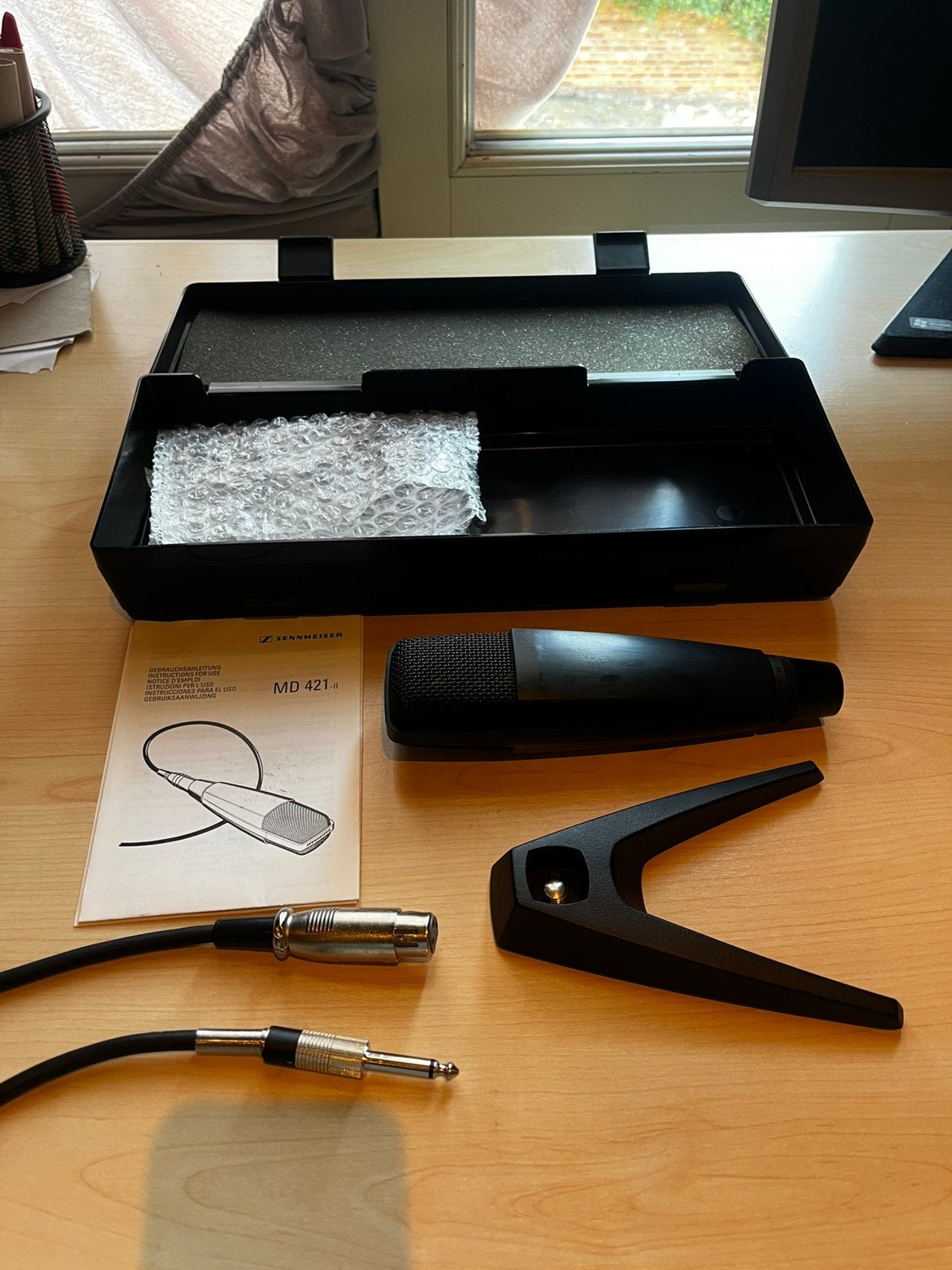 Sennheiser MD 421 II, Muziek en Instrumenten, Microfoons, Ophalen, Zo goed als nieuw