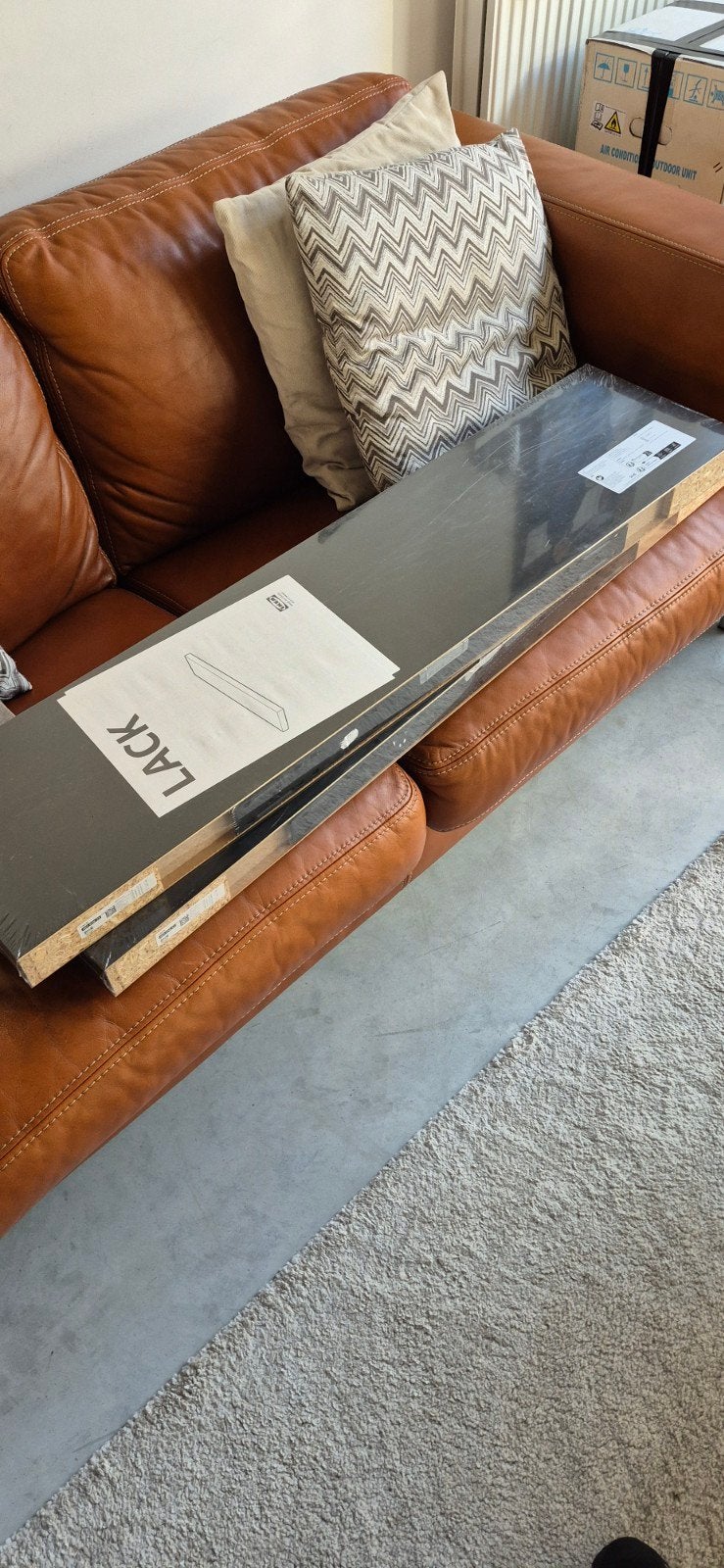 wandplank LACK bruin 110 lang, Ophalen of Verzenden