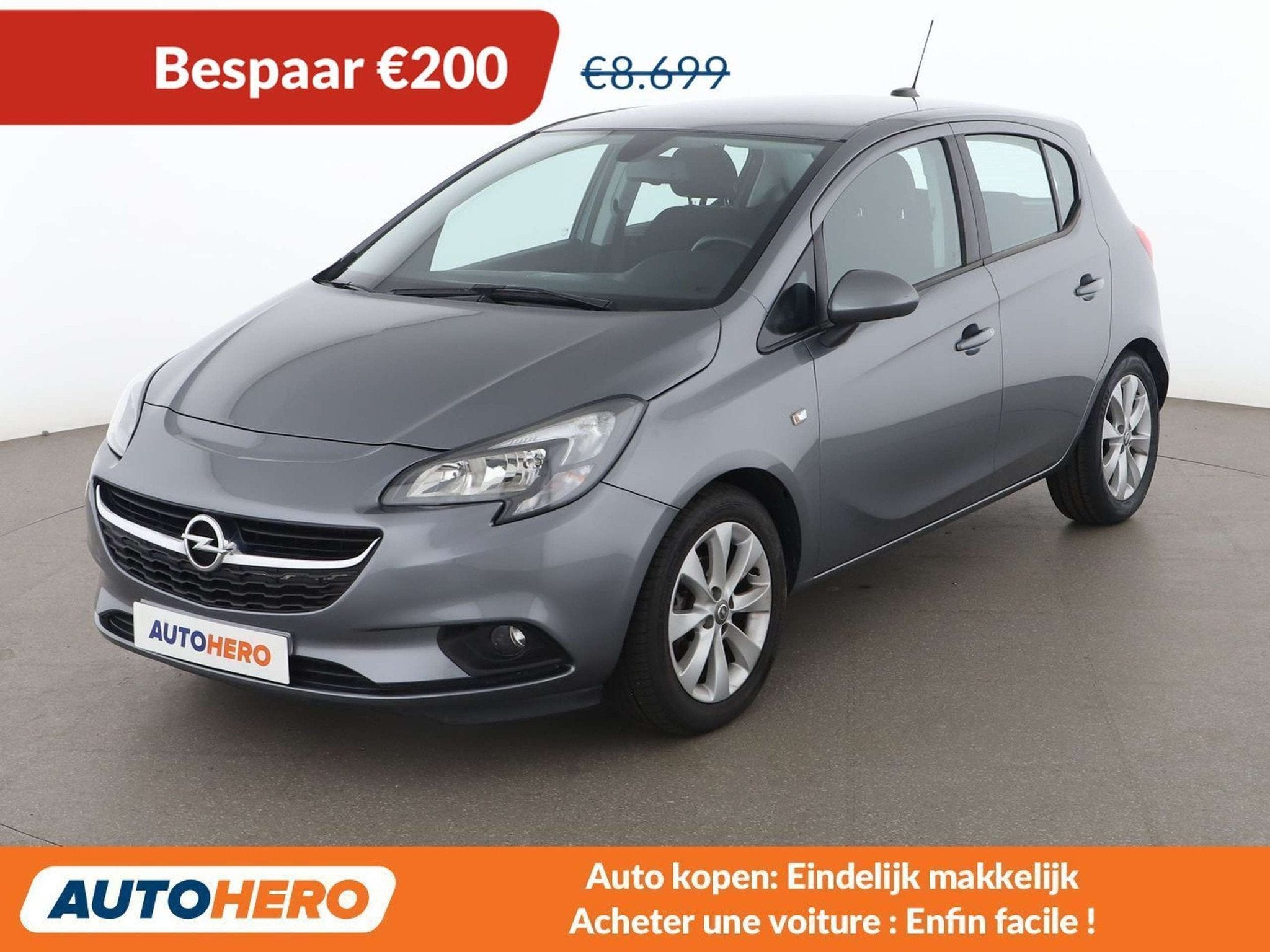 Opel Corsa 1.4 Active (bj 2018), Auto's, Stof, Gebruikt, Overige brandstoffen, Stadsauto
