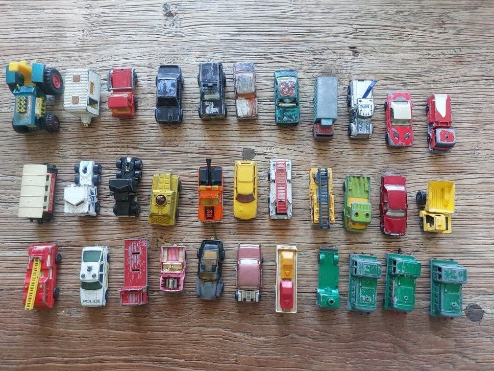 33 oude/retro Matchbox speelgoed autootjes, Ophalen of Verzenden