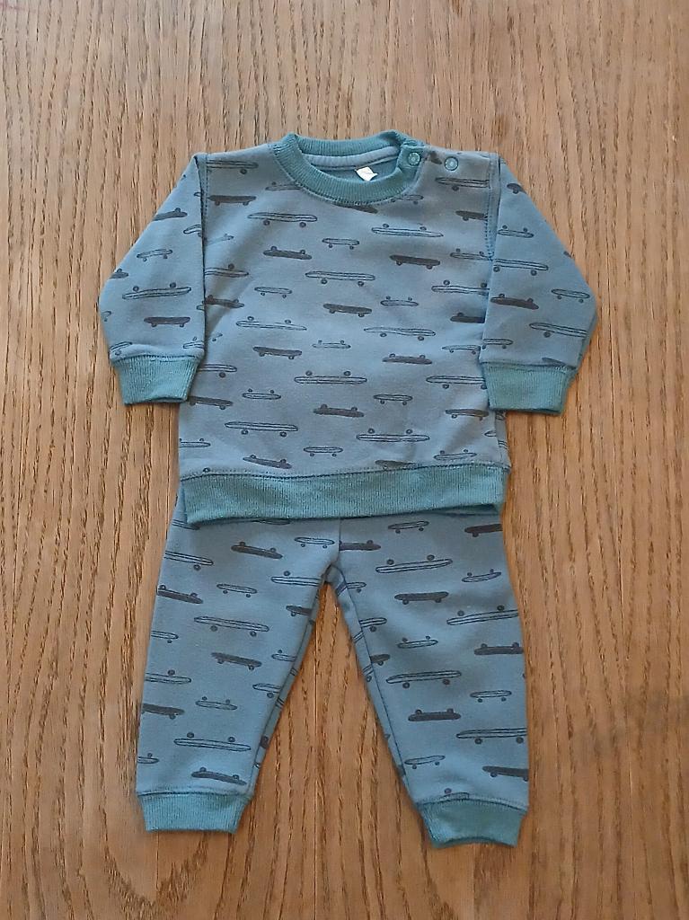 Zeeman Baby Set 2-delig Blauw Skateboard - Maat 68, Zeeman, Ophalen of Verzenden, Zo goed als nieuw, Setje
