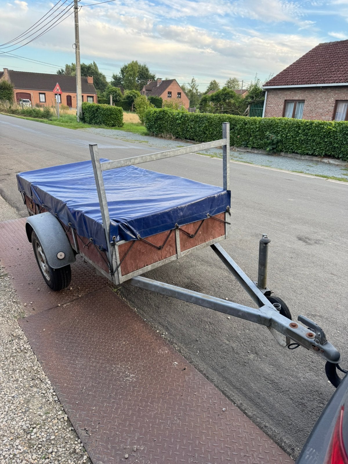 Remorque 200x100 avec bois à remplacer, Chepas, Enlèvement, Utilisé, Info@chepakelmark.con