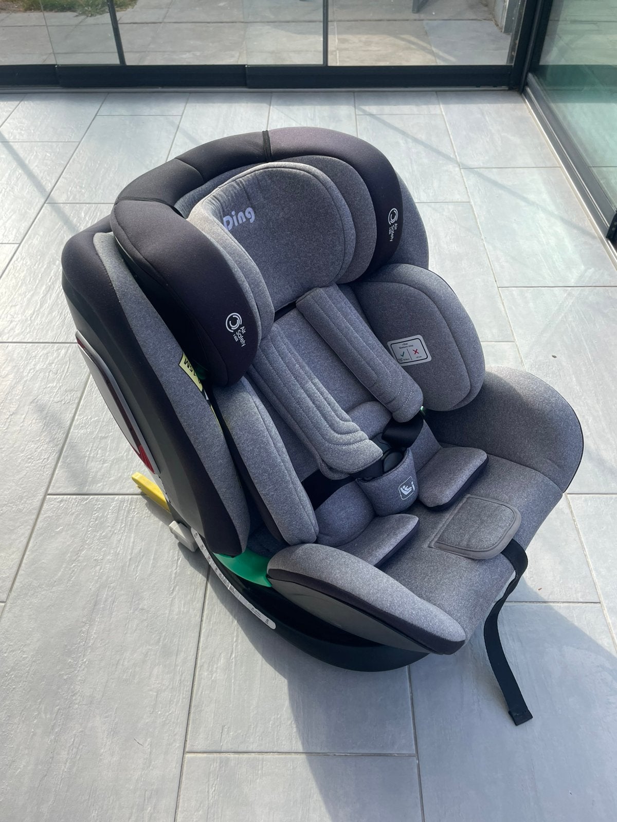 Ding autostoel (40-135cm) meegroeier, Enfants & Bébés, Sièges auto, Utilisé, Autres marques, Isofix, Dossier réglable, Protection latérale