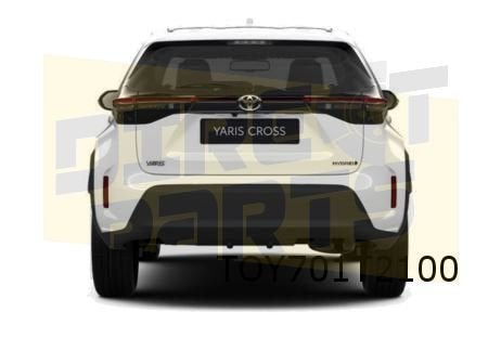 Toyota Yaris Cross (8/21-) (MXP) inzetstuk achterbumper (zwa, Neuf, -, Toyota, -