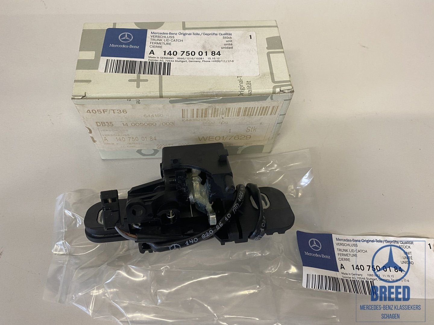 NOS kofferbakslot voor Mercedes-Benz W140, -, Nieuw, Ophalen of Verzenden, -