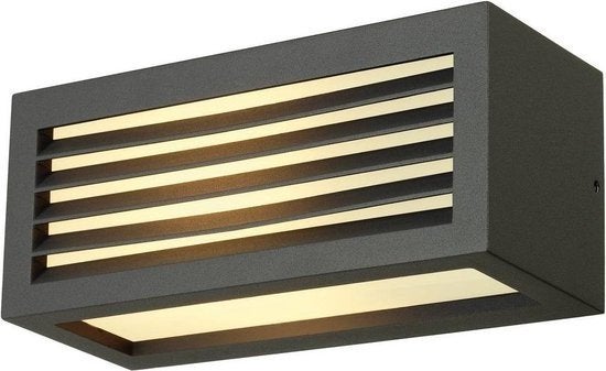 Applique murale d'extérieur SLV Box-L - E27 - anthracite. 2, Enlèvement, Neuf, Applique murale