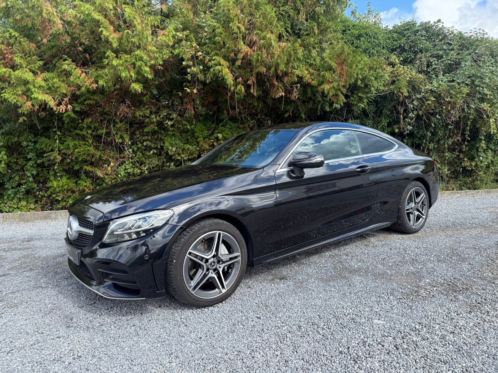 Mercedes-Benz C 200 Coupé * AMG-PAKKET * VOLLEDIG LED, Auto's, Automaat, Achterwielaandrijving, 4 cilinders, Zwart