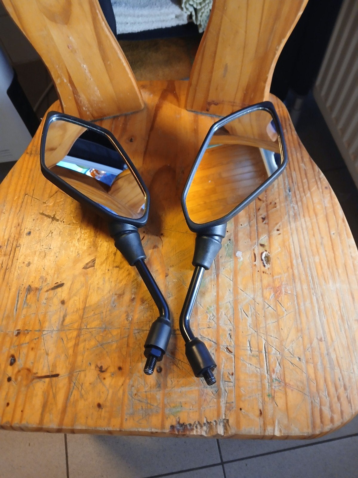 carbon spiegels scooter, Ophalen, Zo goed als nieuw, Overige typen, Overige merken
