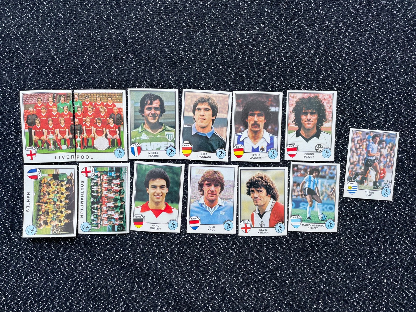 Lot vintage d'autocollants Panini Sports Eurofootball 82, Enlèvement ou Envoi