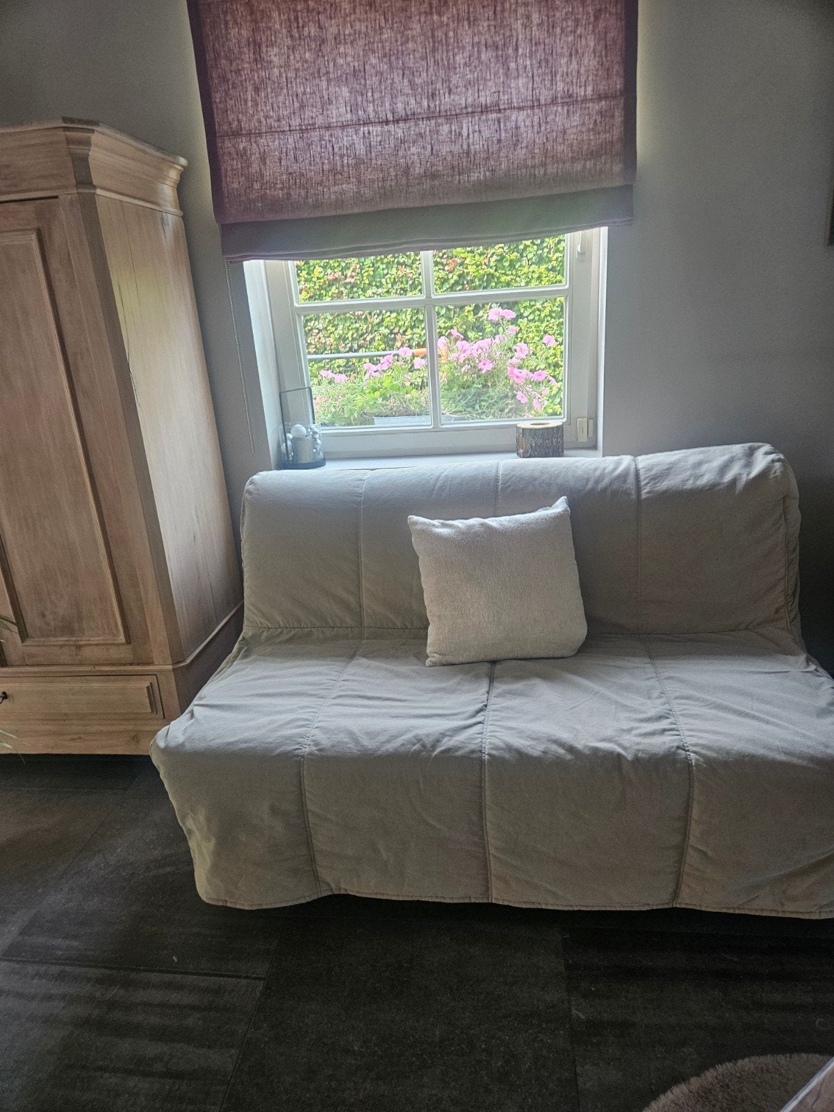 canapé lit, Ophalen, Gebruikt, Tweepersoons, 140 cm
