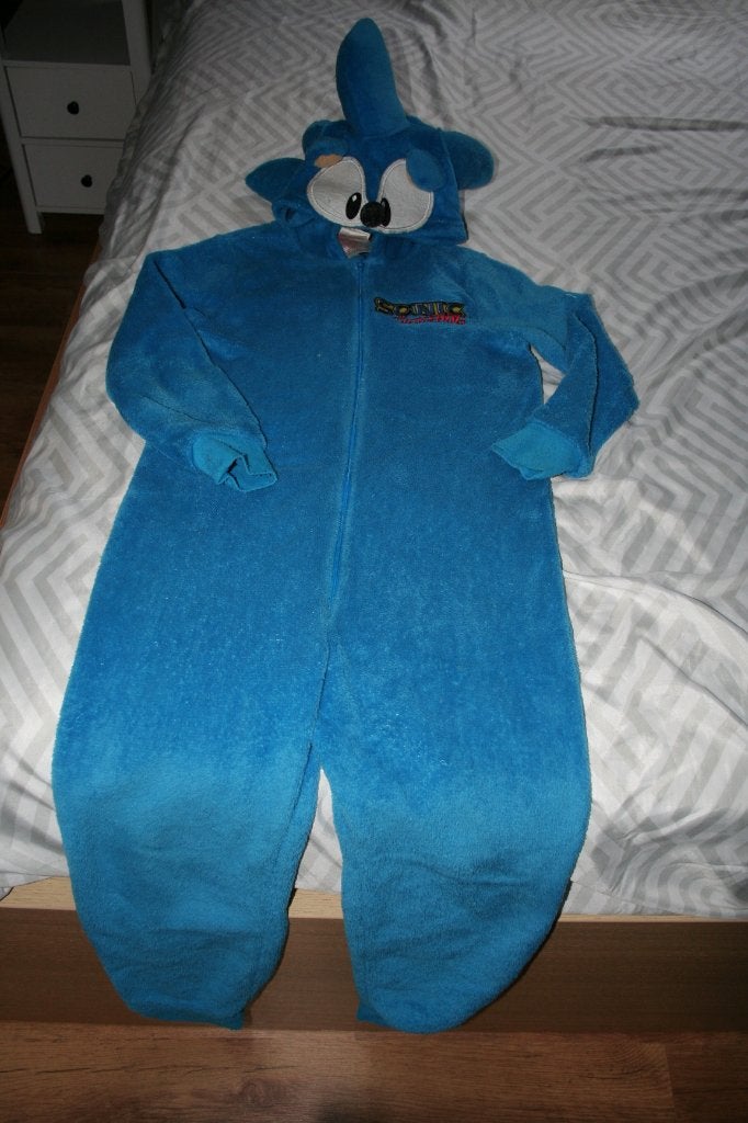 onesie van Sonic maat 134, Kinderen en Baby's, Ophalen of Verzenden, Gebruikt, Jongen, Overige typen
