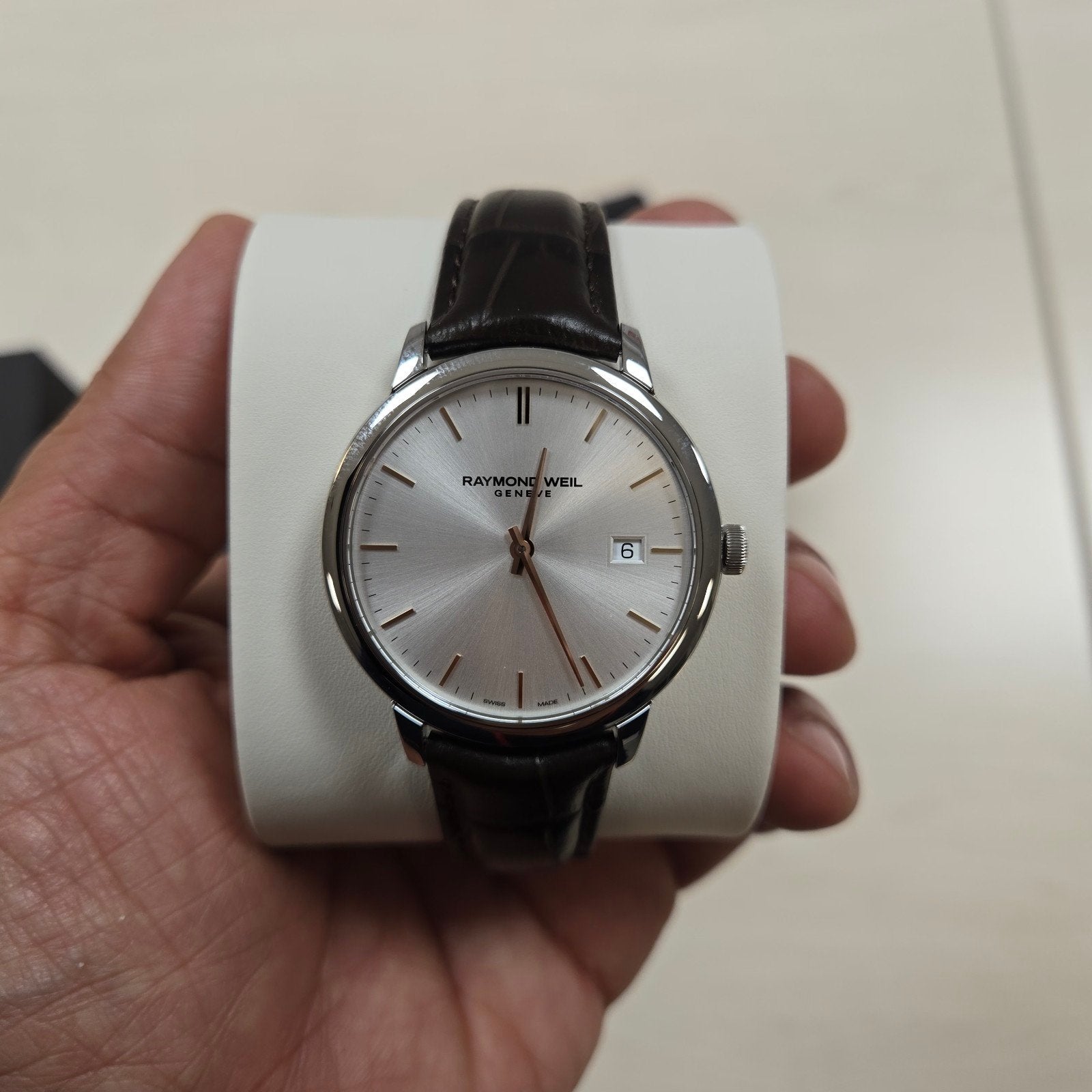 RAYMOND WEIL TOCCATA, Handtassen en Accessoires, Horloges | Dames, Staal, Leer