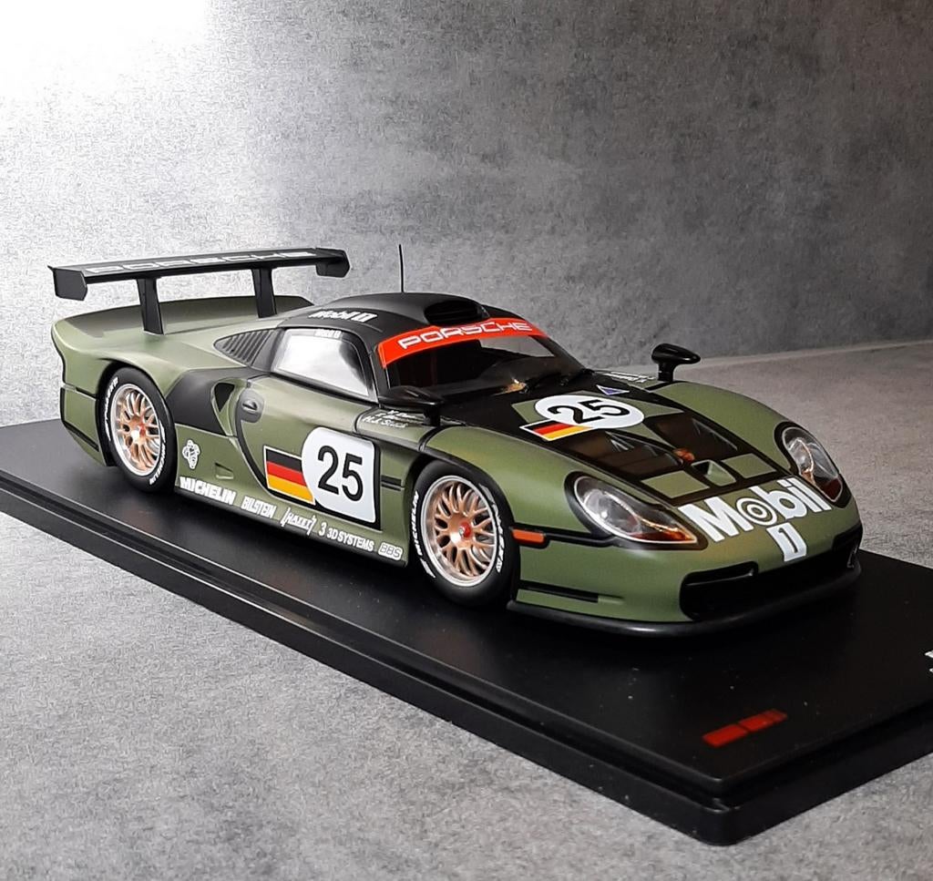 1:18/Porsche 911 GT1/24H Le Mans 1997/NIEUW, Enlèvement ou Envoi, Neuf, Voiture, Autres marques